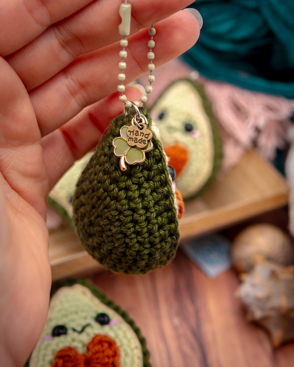 Amigurumi "Avocado" Keychain