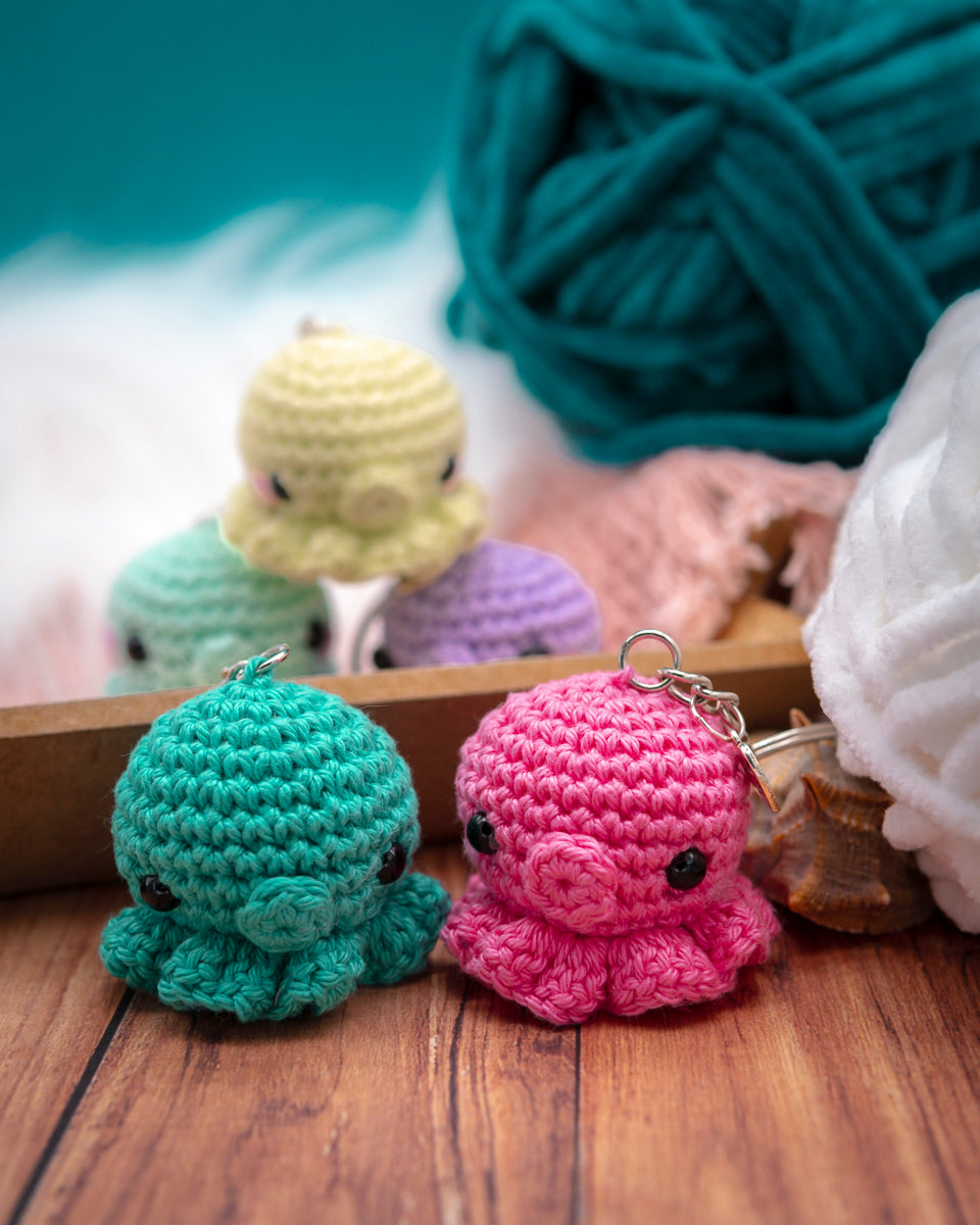 Amigurumi "Jellyfish" Keychain