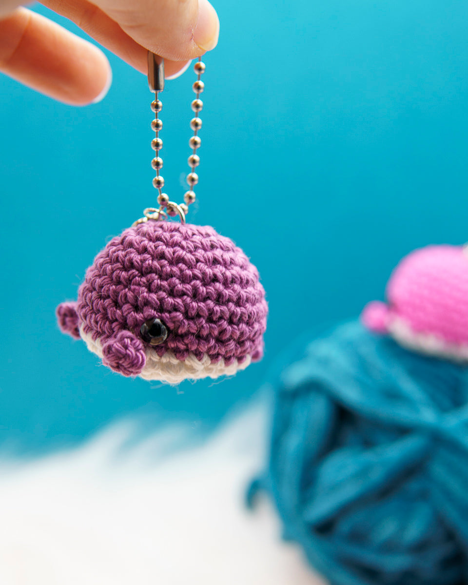 Amigurumi "Whale" Keychain