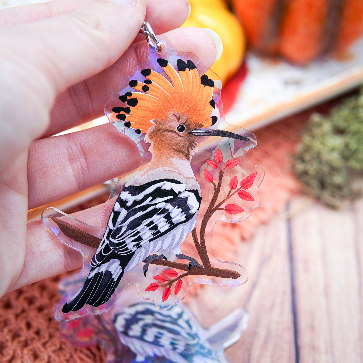 Acrylic Keychain - "Common Birds"
