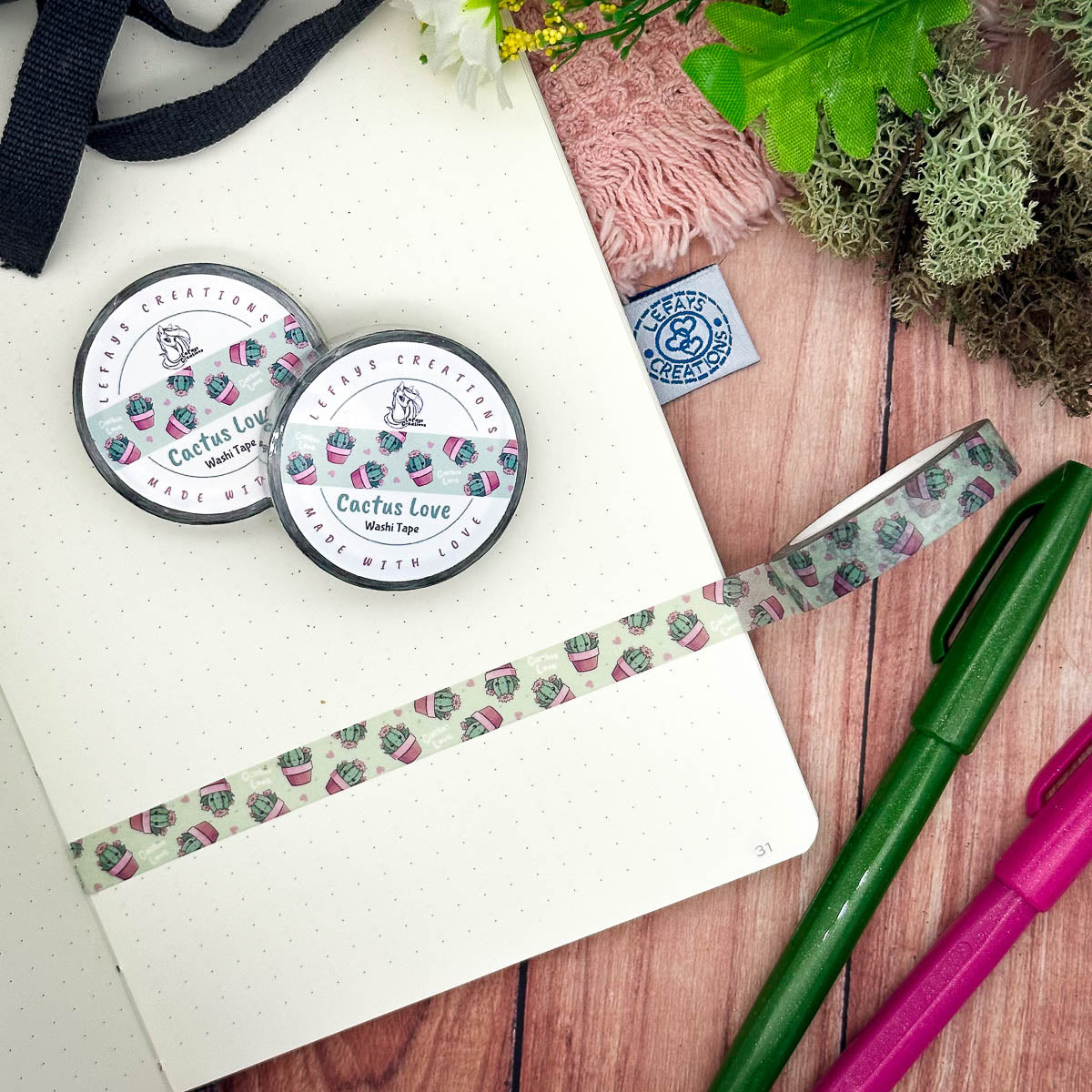 Washi Tape "Cactus Love"