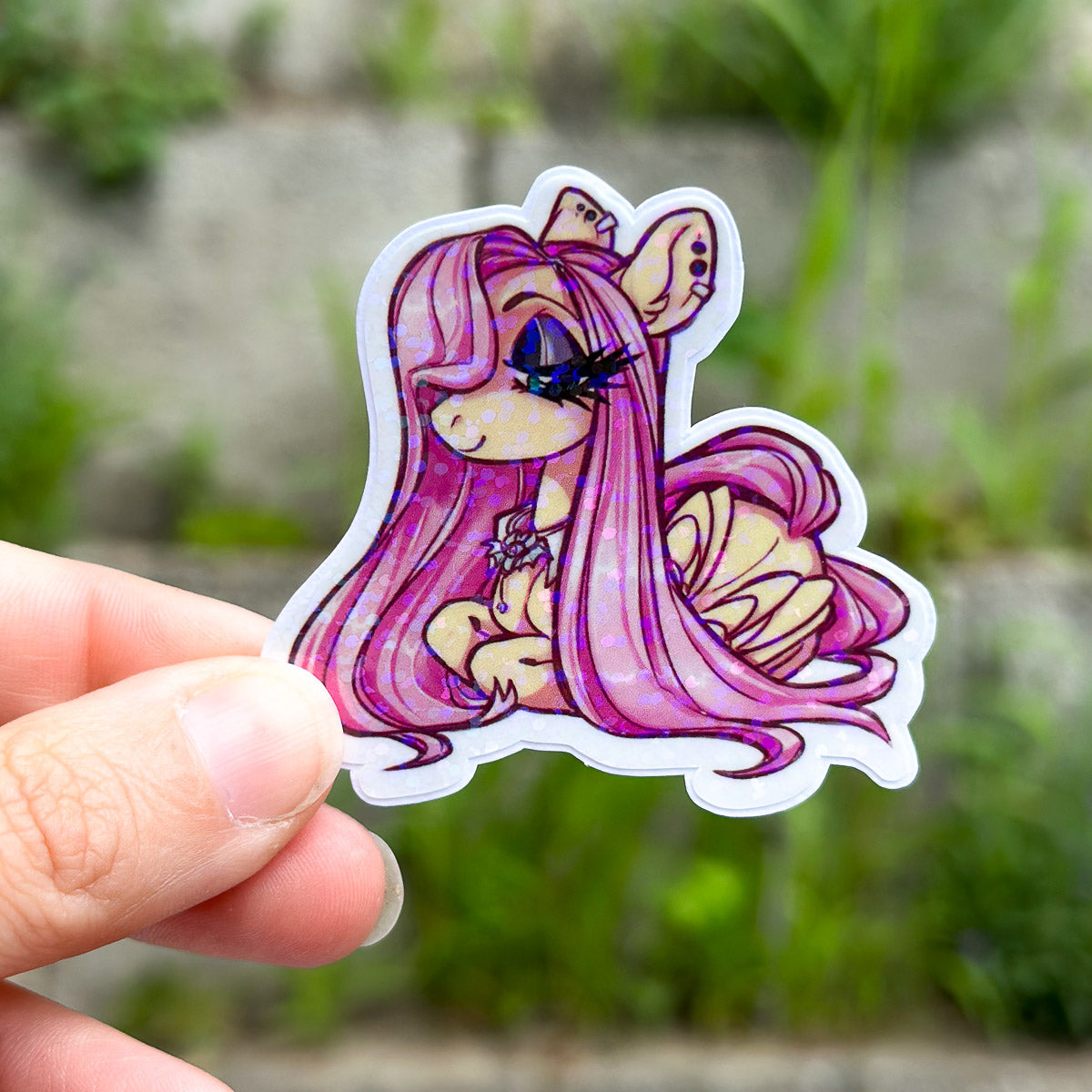 Vinyl Sticker "Fluttershy Punk"