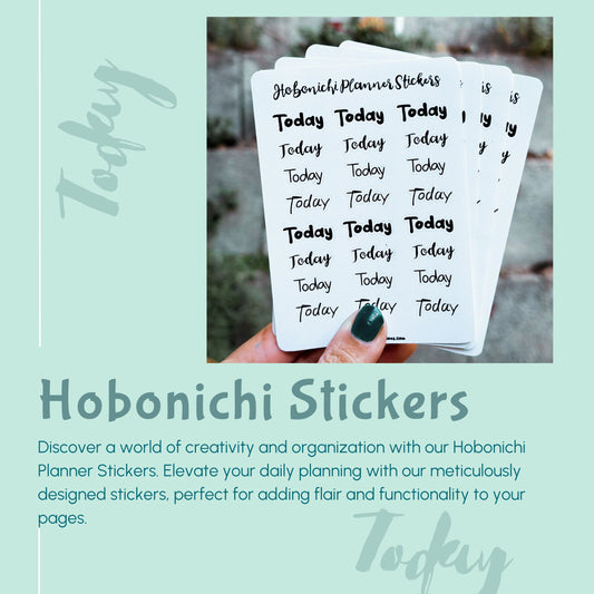 Hobonichi Planner Sticker "Today"