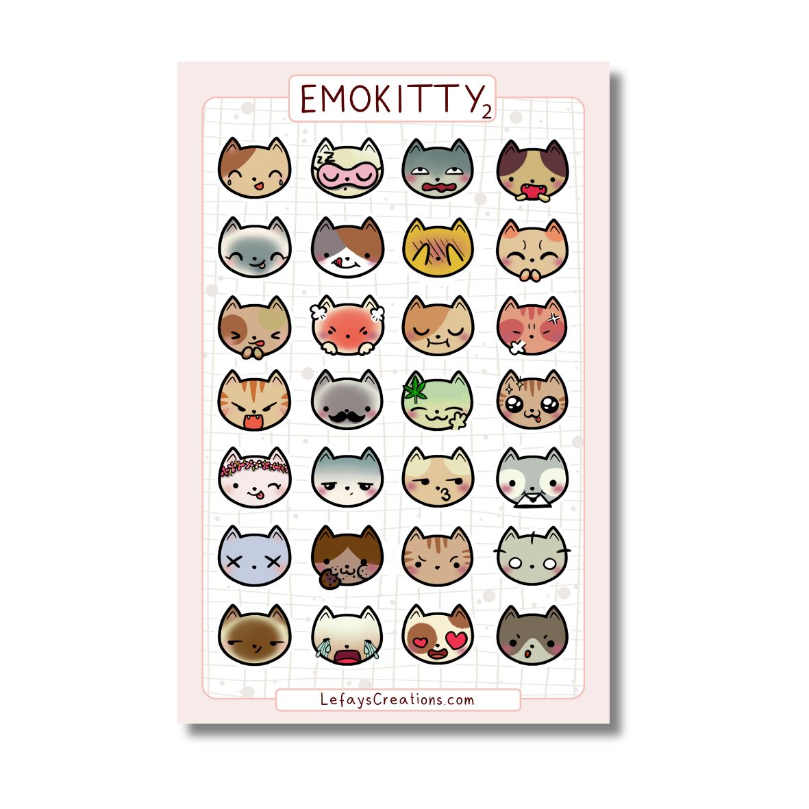 Stickersheet "Emokitty 2"