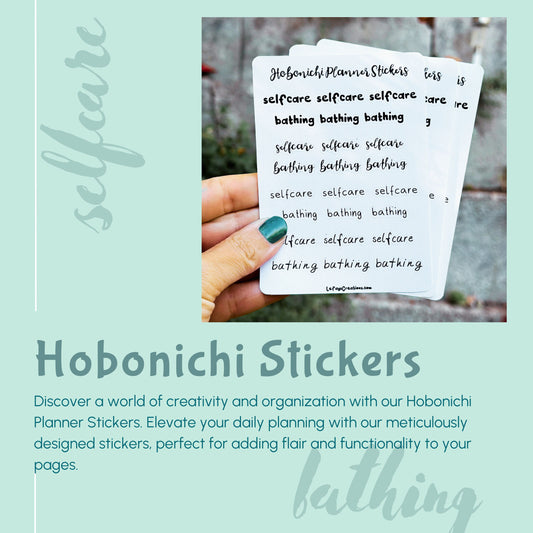 Hobonichi Planner Sticker "Selfcare"