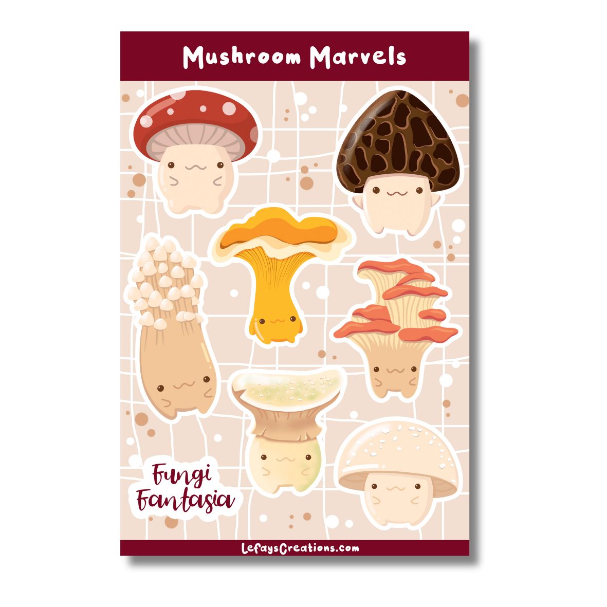 Stickersheet "Mushroom Marvels"