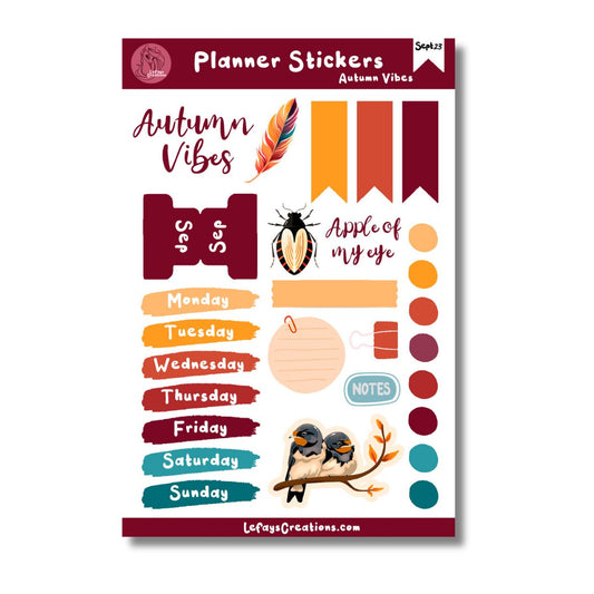 Planner Stickersheet "Autumn Vibes"