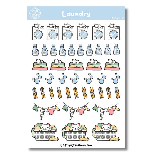 Planner Doodles "Laundry"
