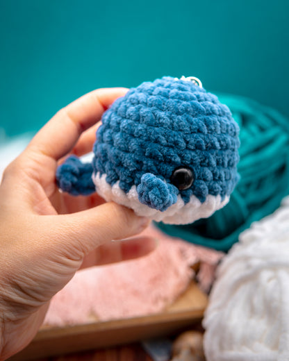 Amigurumi " Big Whale" Keychain