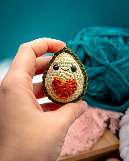 Amigurumi "Avocado" Keychain