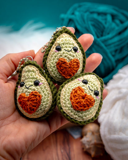 Amigurumi "Avocado" Keychain