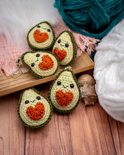 Amigurumi "Avocado" Keychain