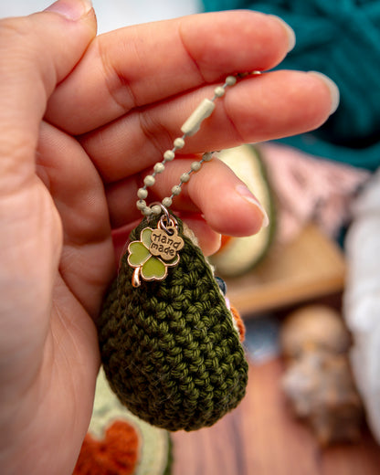 Amigurumi "Avocado" Keychain