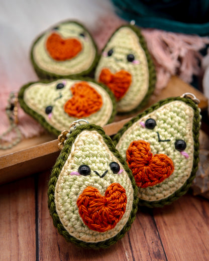 Amigurumi "Avocado" Keychain