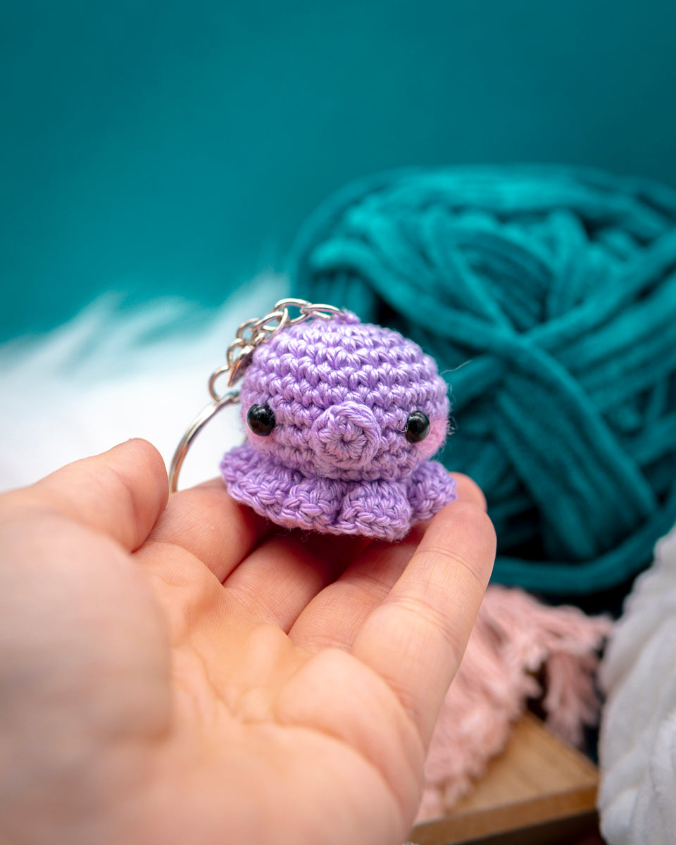 Amigurumi "Jellyfish" Keychain