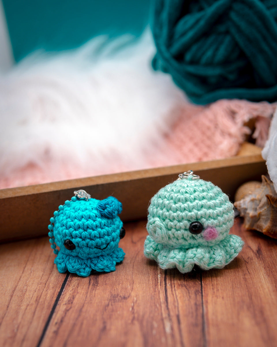 Amigurumi "Jellyfish" Keychain