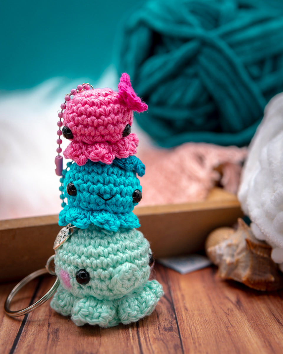 Amigurumi "Jellyfish" Keychain