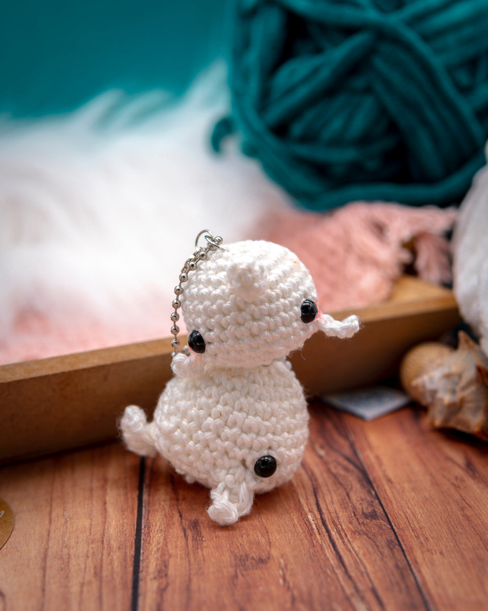 Amigurumi "Narwal" Keychain