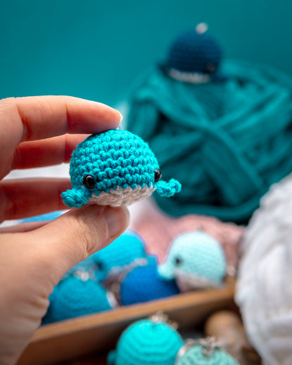 Amigurumi "Whale" Keychain