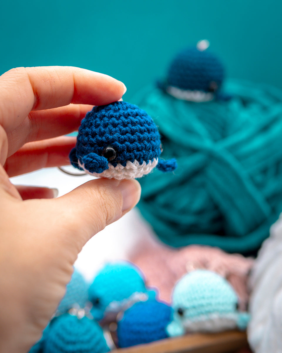 Amigurumi "Whale" Keychain