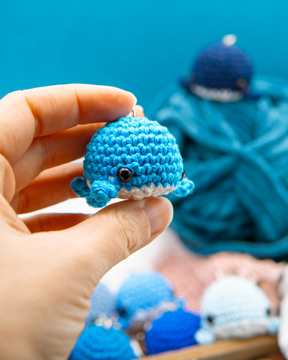 Amigurumi "Whale" Keychain