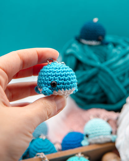 Amigurumi "Whale" Keychain