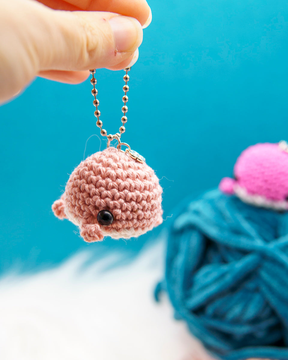 Amigurumi "Whale" Keychain