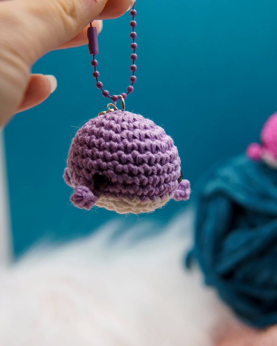 Amigurumi "Whale" Keychain