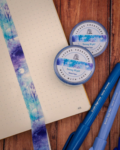 Washi Tape "Snowy Night"