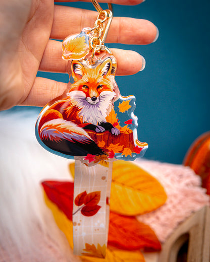 Acrylic Keychain Lanyard "Fox"