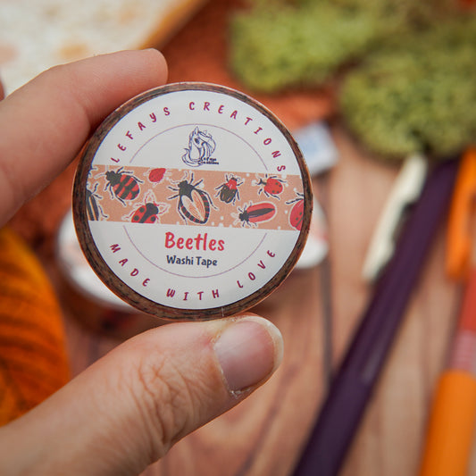 Washi Tape "Beetles"