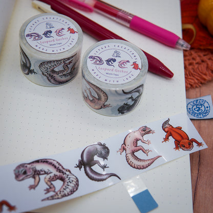 Washi Tape "Glossy Leopard Gecko"