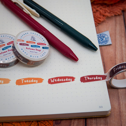 Washi Tape "Autumn Days"