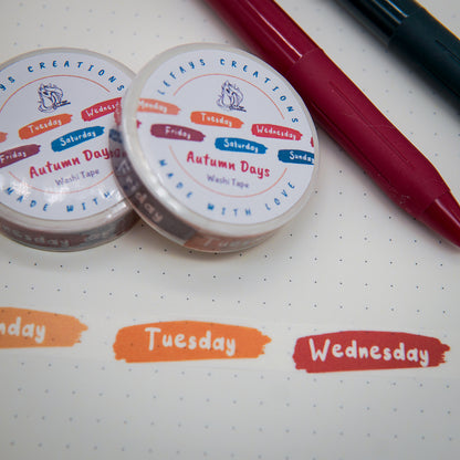 Washi Tape "Autumn Days"