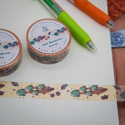 Washi Tape "Cute Mushroom"