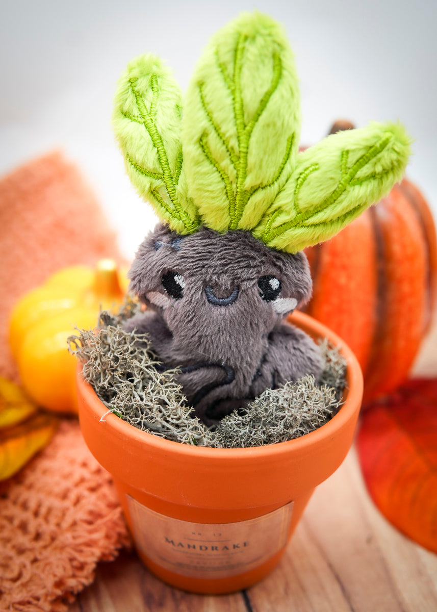 Plush Mandrake in Pot