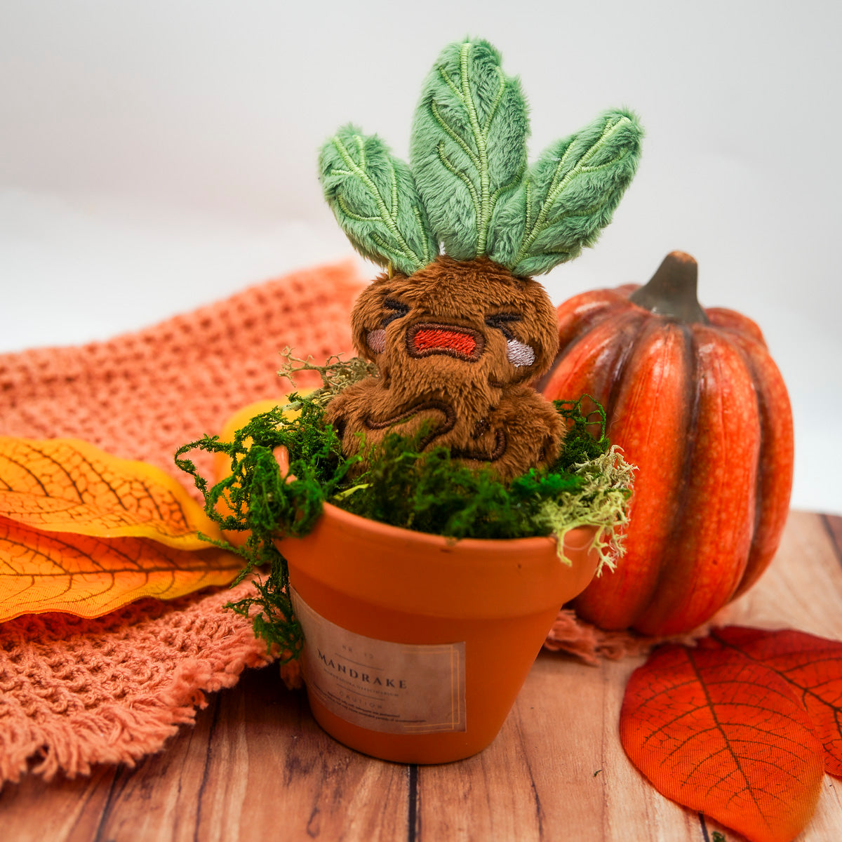 Plush Mandrake in Pot