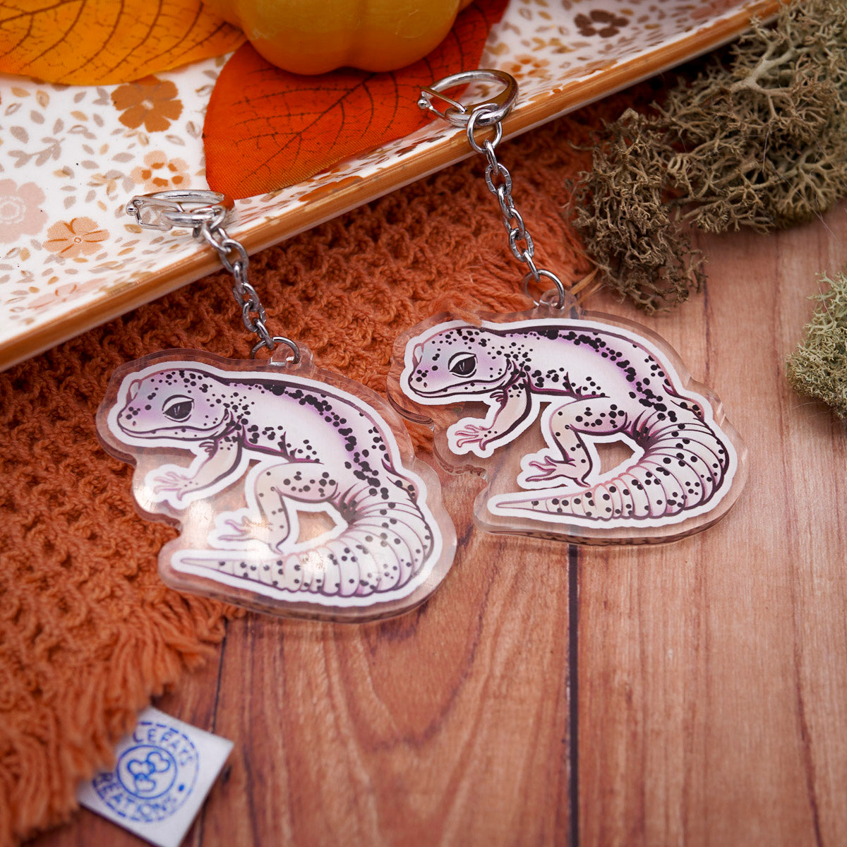 Acrylic Keychain "Leopardgeckos"