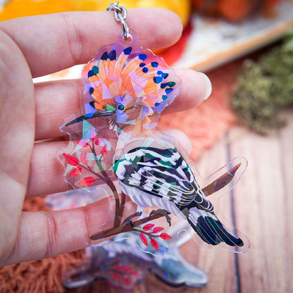 Acrylic Keychain - "Common Birds"