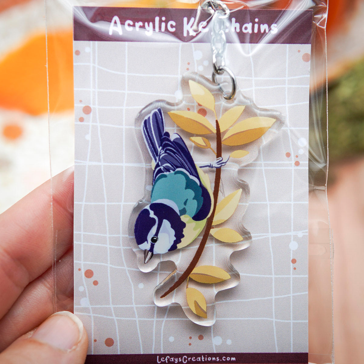 Acrylic Keychain - "Common Birds"