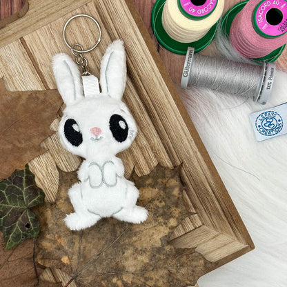 "Angel" Bunny Keychain