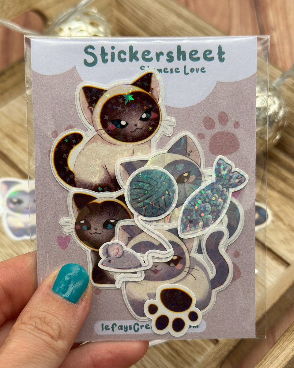 Stickerpack "Siamese Love"