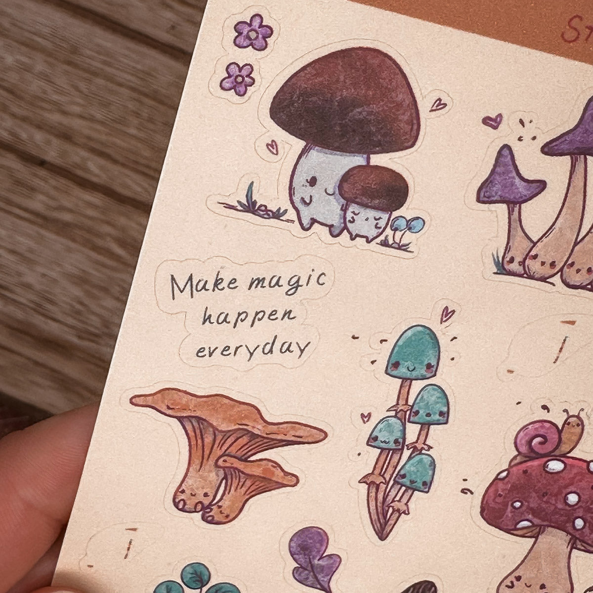 Stickersheet Mochis Mushroom Party