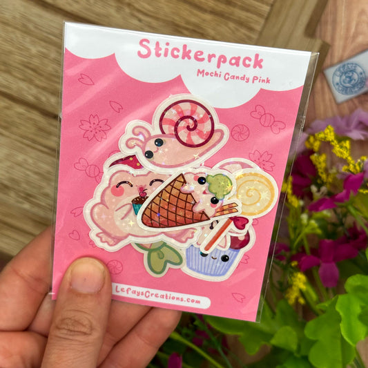 Stickerpack "Mochis Candy Pink"