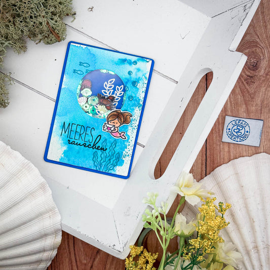 Mini Greeting Card "Mermaid" - Meeresrauschen