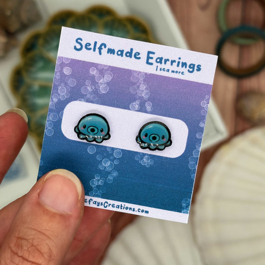 Earrings "Jellyfish"