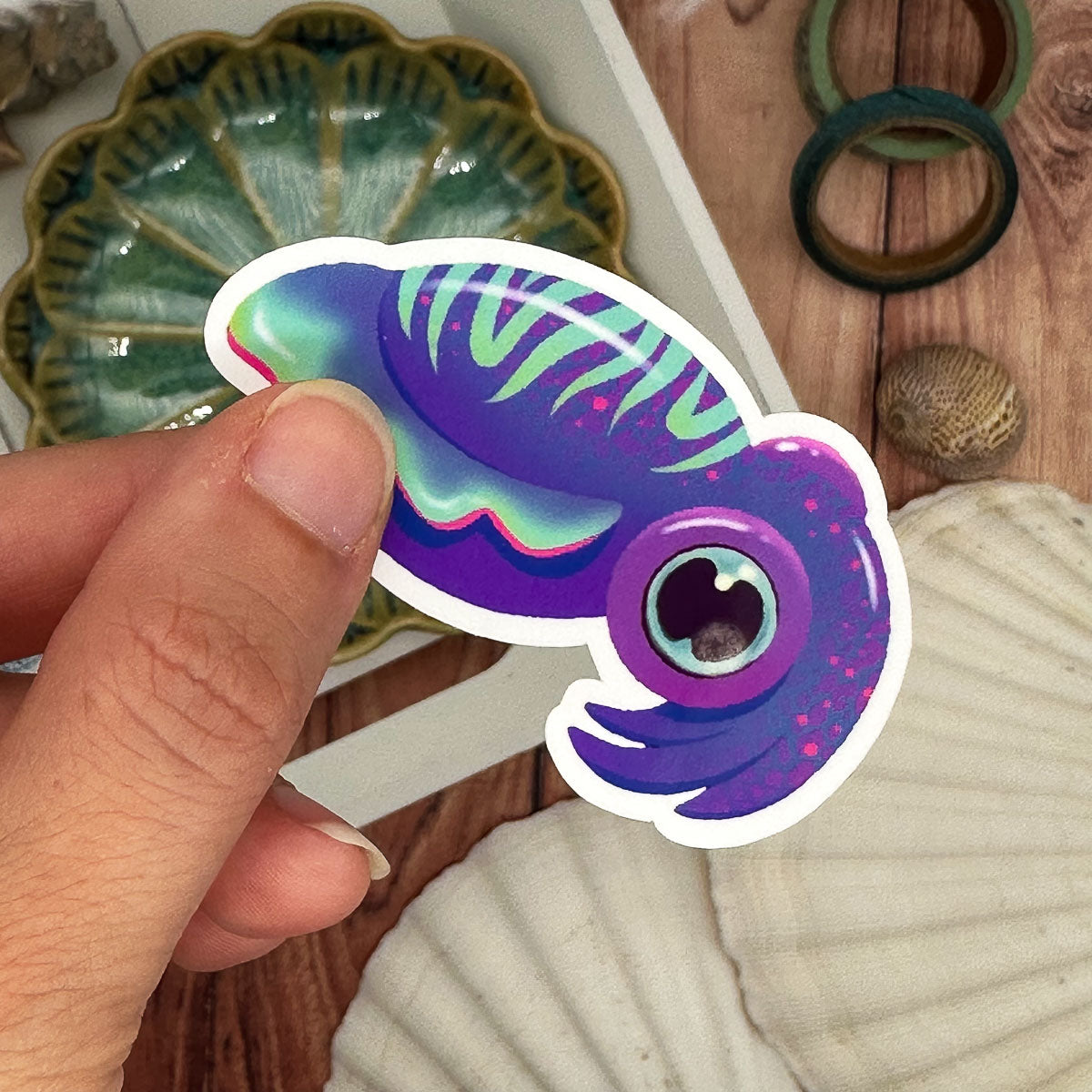 Vinyl Sticker "Big Cuttlefish"