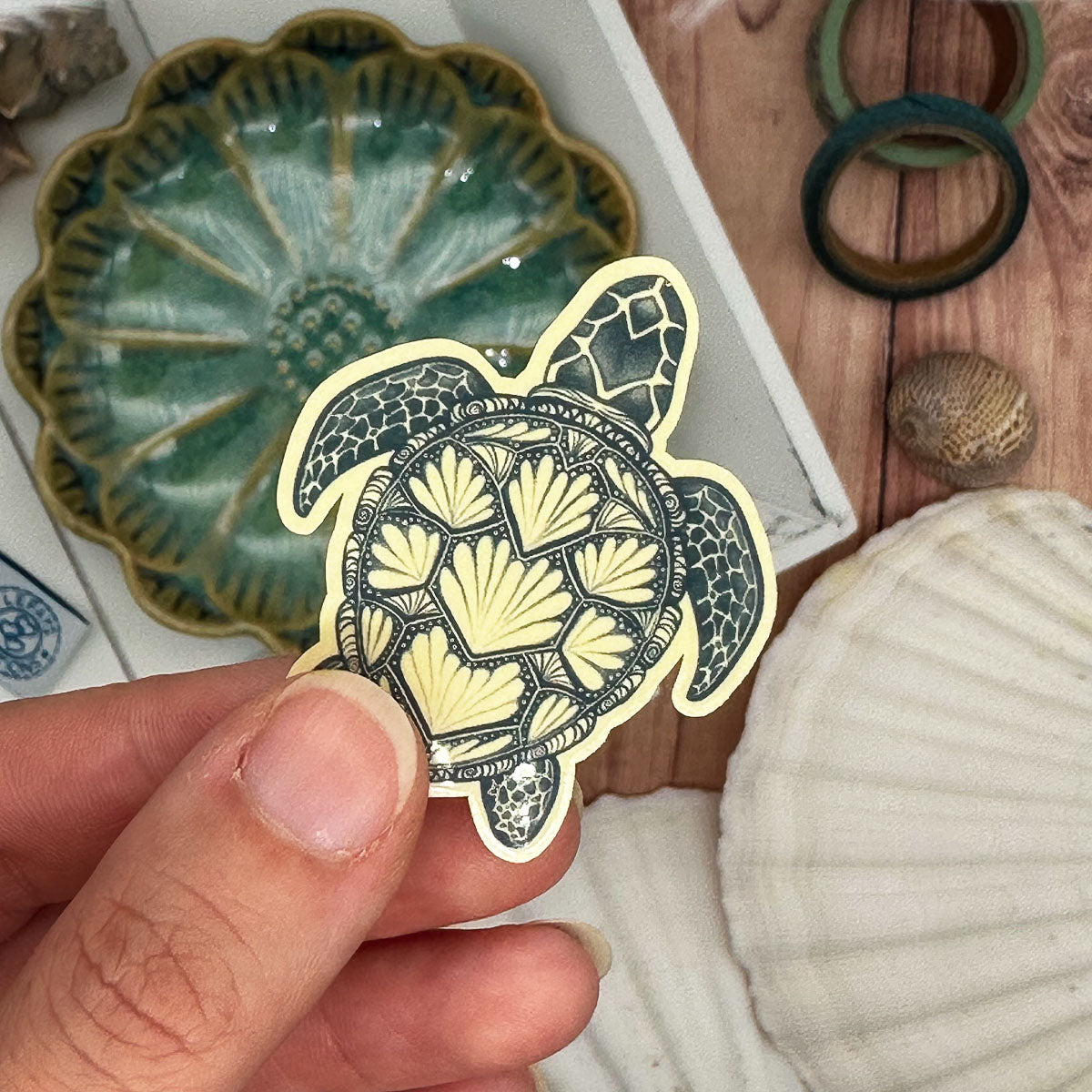 Transparent Sticker "Turtle"