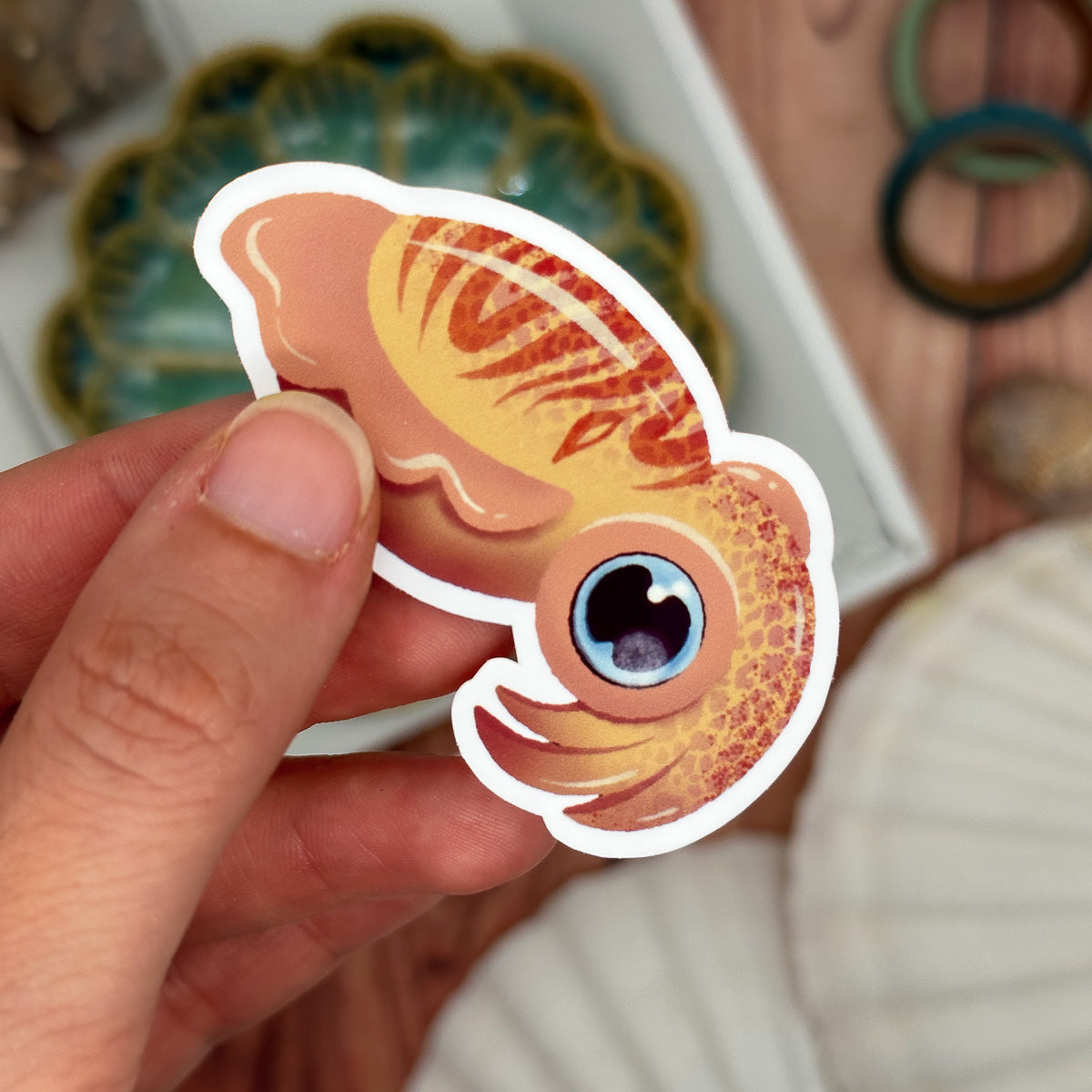 Vinyl Sticker "Big Cuttlefish"