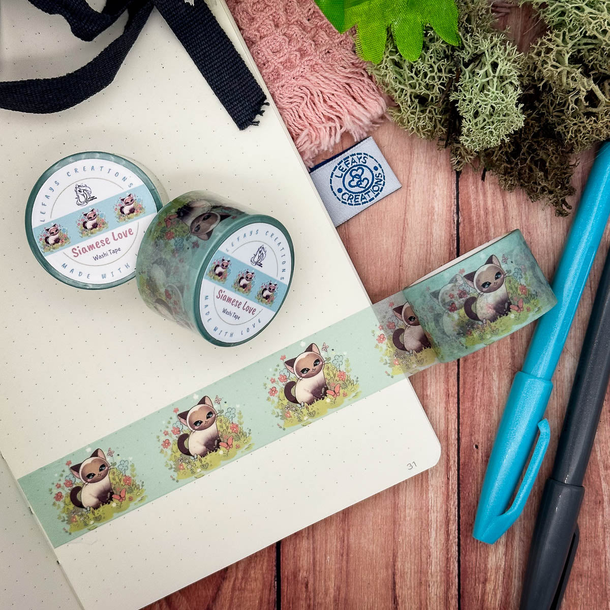 Washi Tape "Siamese Love"